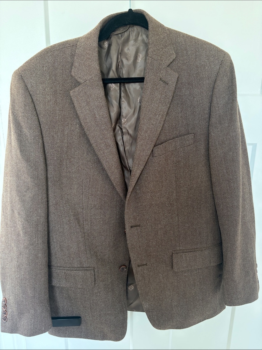 Ralph Lauren Brown Herringbone Sport Coat